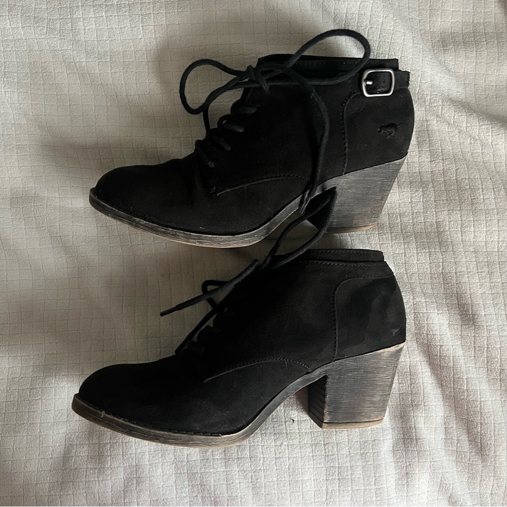 Suede Heeled Booties